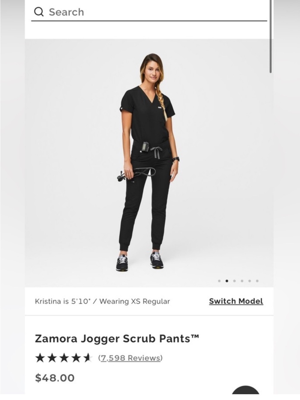 Figs medium Zamora Jogger Scrub Pants - Black